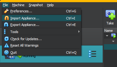 Image of button to import